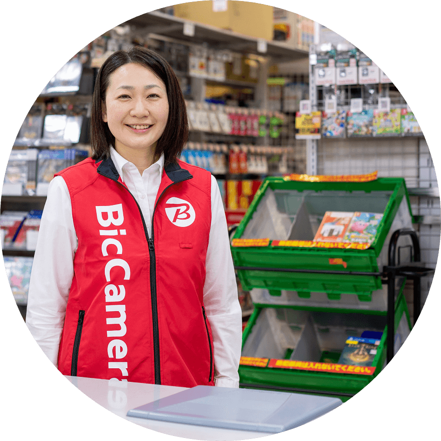 K.Y.さん 40代 レジ販売スタッフ 2010年入社(アルバイト)