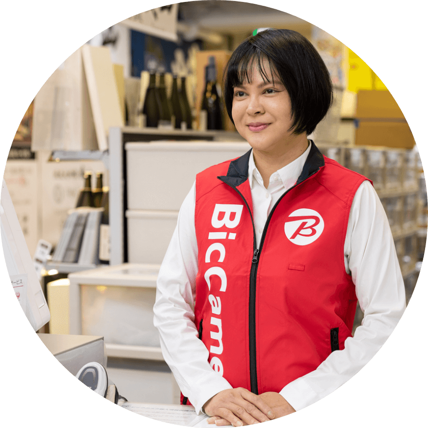 H.C.さん 30代 レジ販売スタッフ 2018年入社(アルバイト)